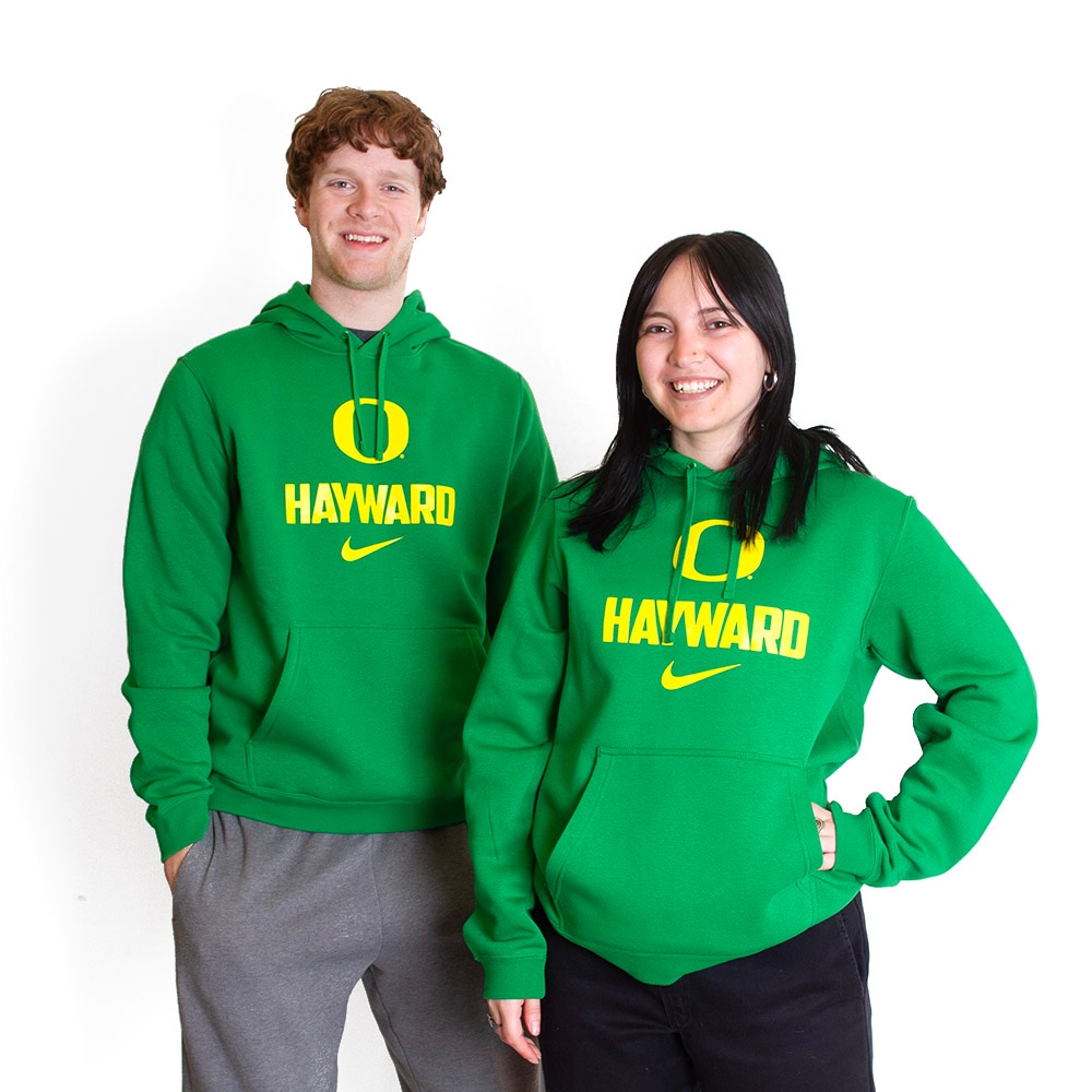 Hayward Field, Nike, Green, Hoodie, Cotton Blend, Men, Track & Field, Pullover, Sweatshirt, 428854